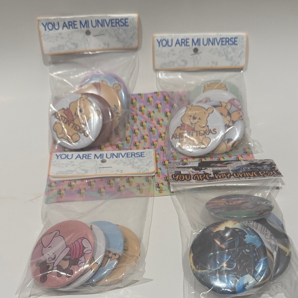 MIA Kids Accessories Bags with Cartoon Buttons